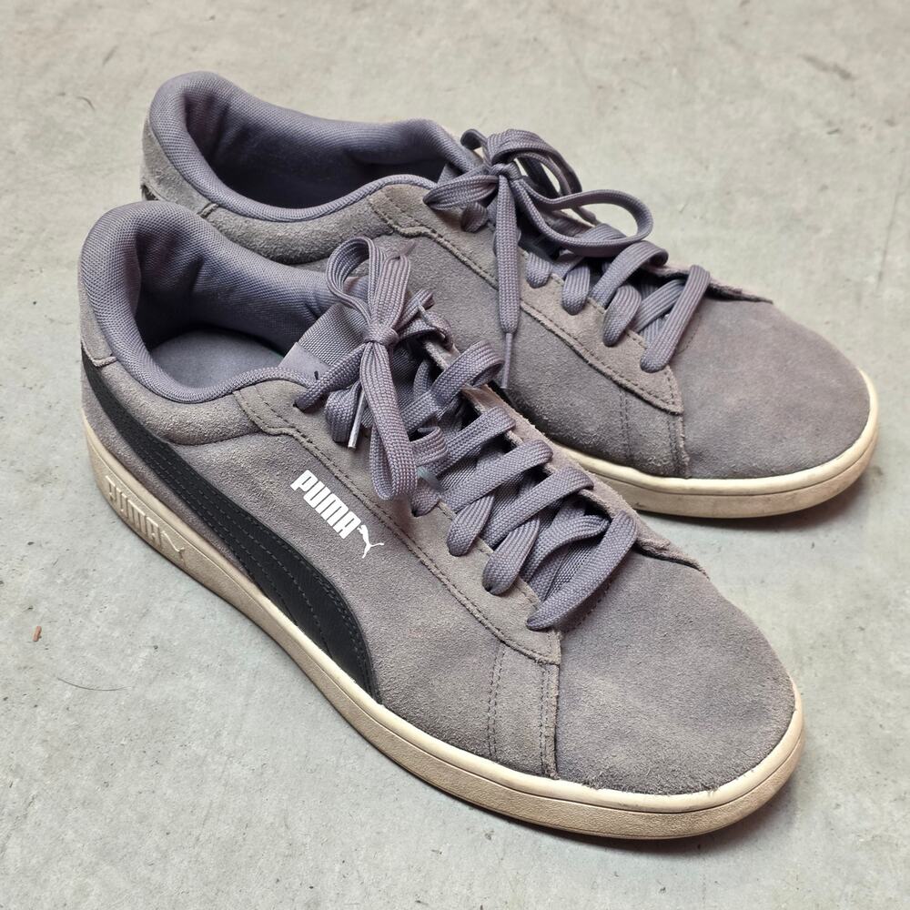 Puma Smash Suede Men US 10.5 Gray Casual Sneakers
